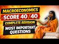 Last Minute Macroeconomics Revision | Score Full Marks in Economics Boards | Class 12