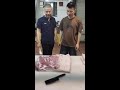 # cured pork # home kitchen knife # extremely sharp