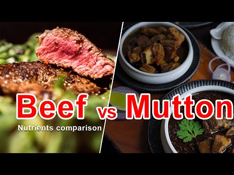 Beef vs mutton || nutrition comparison between Beef and mutton || Beef and mutton nutrients