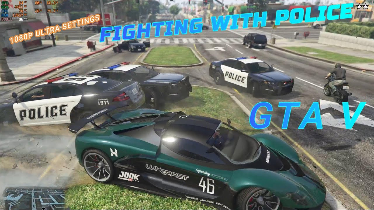 GTA 5 - Five Star POLICE CHASE With MICHAEL || ESCAPING THE COPS | #GTA ...