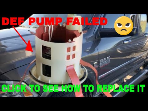 P20E9 P2BAC HOW TO REPLACE DEF PUMP ON RAM TRUCK - It finally went out!