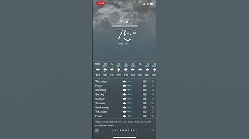 Scattered thunderstorms