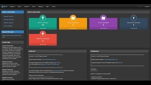 e107 Locator Plugin for e107 Bootstrap