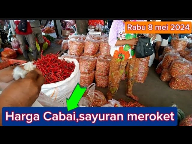 Harga sayur dan bawang serta cabai hari ini dipasar induk sukomoro nganjuk class=