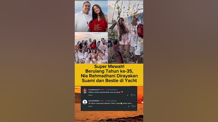 Nia Ramadhani Dapat Suprise Ultah Dari Suami dan Bestie di Yacht