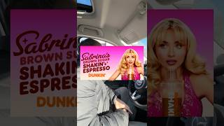 THINK THESE LYRICS FIT PERFECT?? #sabrinacarpentertour #dunkindonuts #sabrinashakenespresso #music