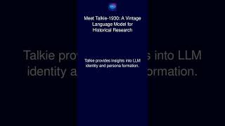 Meet Talkie-1930: A Vintage Language Model for Historical Research