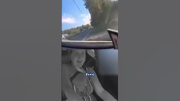 Driver caught on camera using phone with both hands before crash