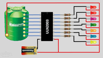 water level indicator circuit diagram