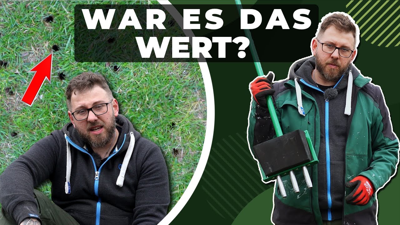 Rasenpflege im Frühling: Aerifizieren, sanden, düngen