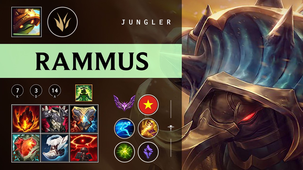 Rammus Jungle vs Nidalee - VN Master Patch 26.03