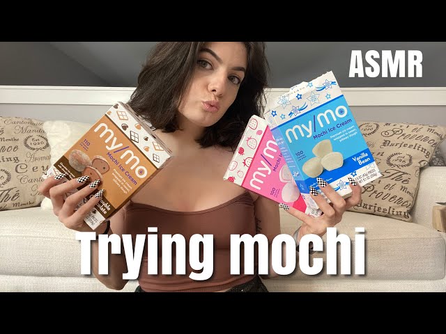 ASMR | eating mochi, mouth sounds | ASMRbyJ