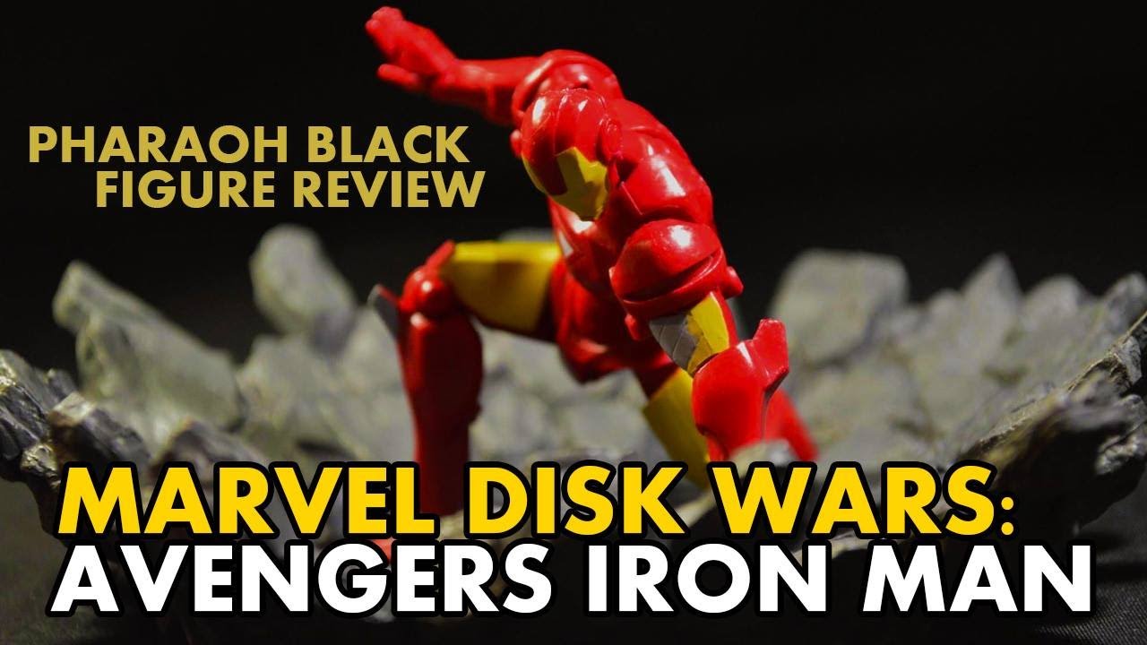 Marvel Disk Wars: The Avengers Iron Man figure review - YouTube