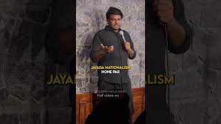 DHRUV, ELVISH AND NATIONALISM | Stand Up Comedy By Rahul Robin #shorts #standup #standupcomedy