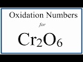 Oxidation Numbers and Chromium Compounds