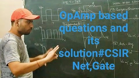 Trick to solve OP AMP based circuits. CSIR NET GATE  | Physics by IITians |