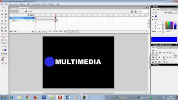 Tutorial Animasi Masking Menggunakan Macromedia Flash 8