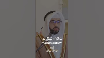 ما تيسر من سورة النحل - القارئ علاء المزجاجي