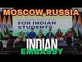 VLOG -TOUR OF INDIAN EMBASSY MOSCOW 🇷🇺🇮🇳#russia #mbbsabroad #neet2024