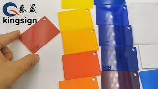 Color Acrylic Sheets