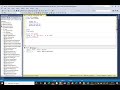 MS SQL tutorial giving an introduction to tables. Create, insert into, drop (delete).
