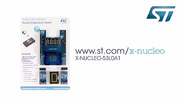 Getting started with Time-of-Flight ranging and gesture sensor expansion board (STM32 ODE, 53L0A1)