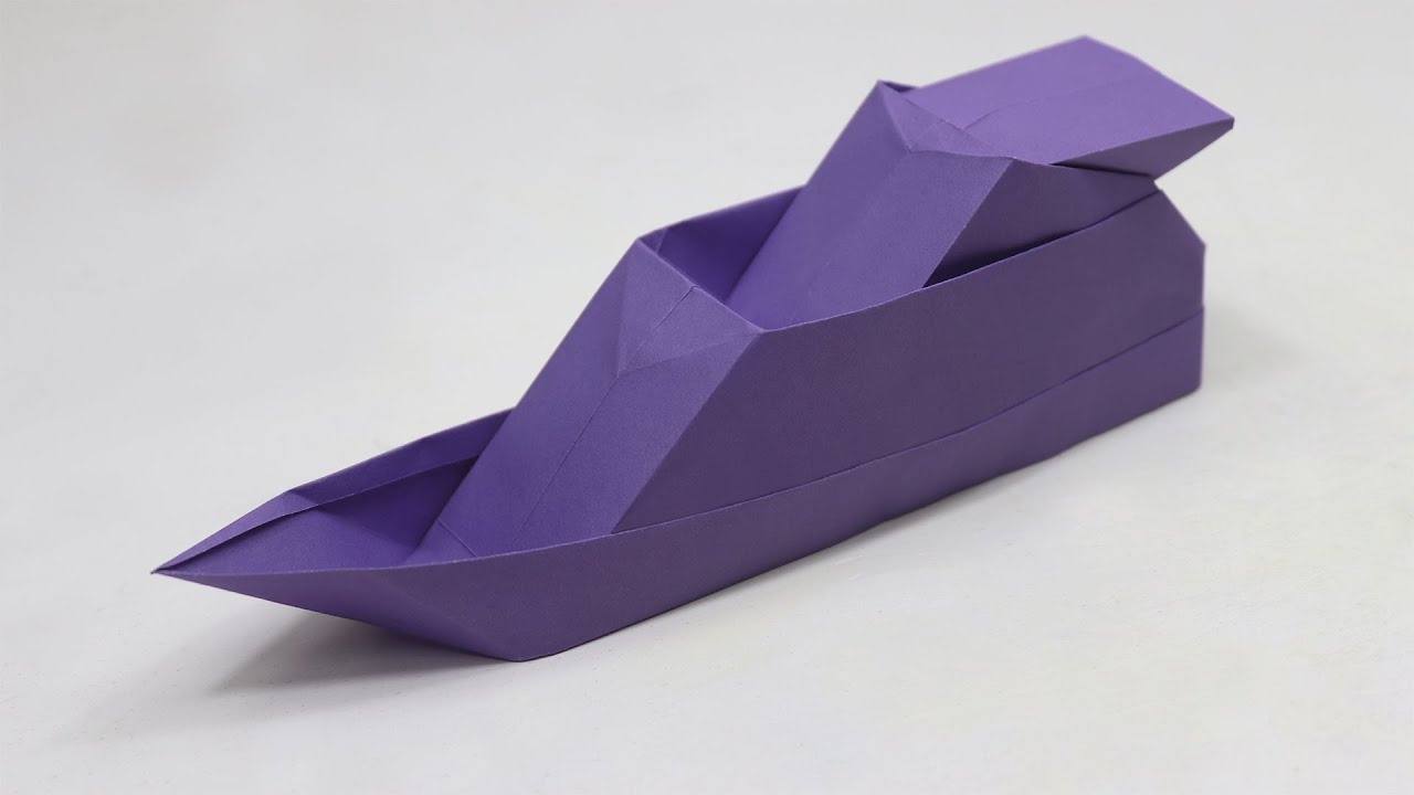 How to Make an Origami Ship Step by Step Paper Boat Making Paper
