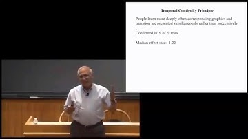 Richard Mayer - Temporal Contiguity Principle