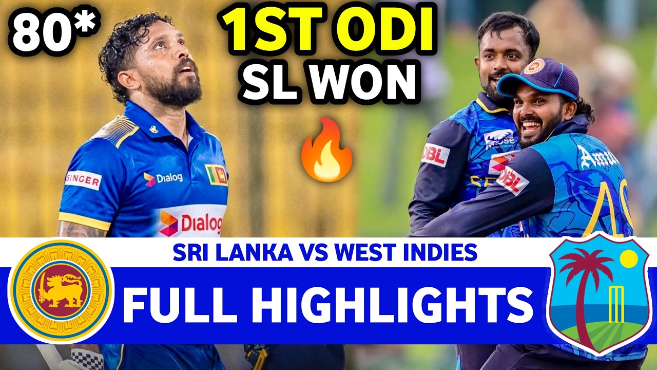 Sri Lanka Vs West Indies 1st ODI Full Highlights 2026 | SL VS WI Highlights