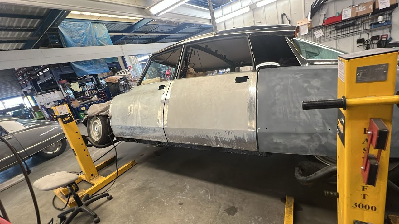 Citroën DS 23 IE 1973 ПРЕСТИЖ. БЫВШИЕ ЕЛИСЕИ 1 ER. МИНИСТР ПЬЕР МЕССМЕР. РЕСТАВРАЦИЯ ЧАСТЬ 38.