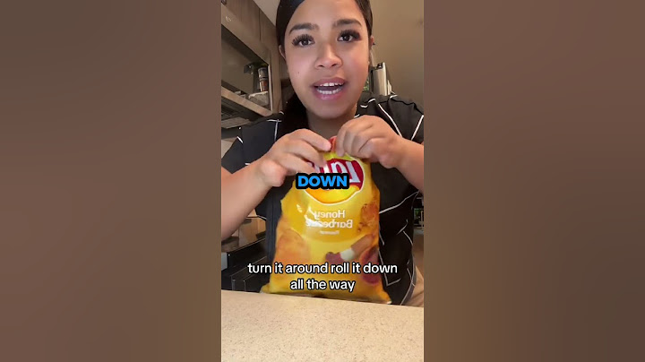 How to fold Lays bag 🍟
