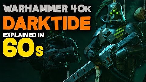 DARKTIDE: the new BEST 40k game explained in 60s - Warhammer 40k Lore