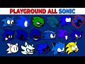 Fnf character test  gameplay vs my playground  all sonic test 6