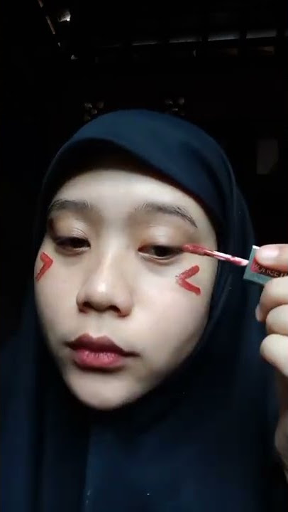 TRIK MAKEUP SATU MUKA CUMA PAKE SATU LIPSTIK