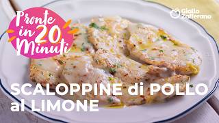 LEMON CHICKEN SCALOPPINE - tender and fragrant🍋