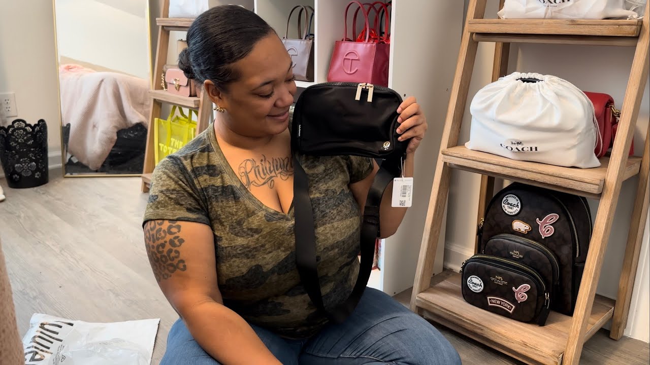 lululemon black and gold belt bag 2l Lululemon Unboxing