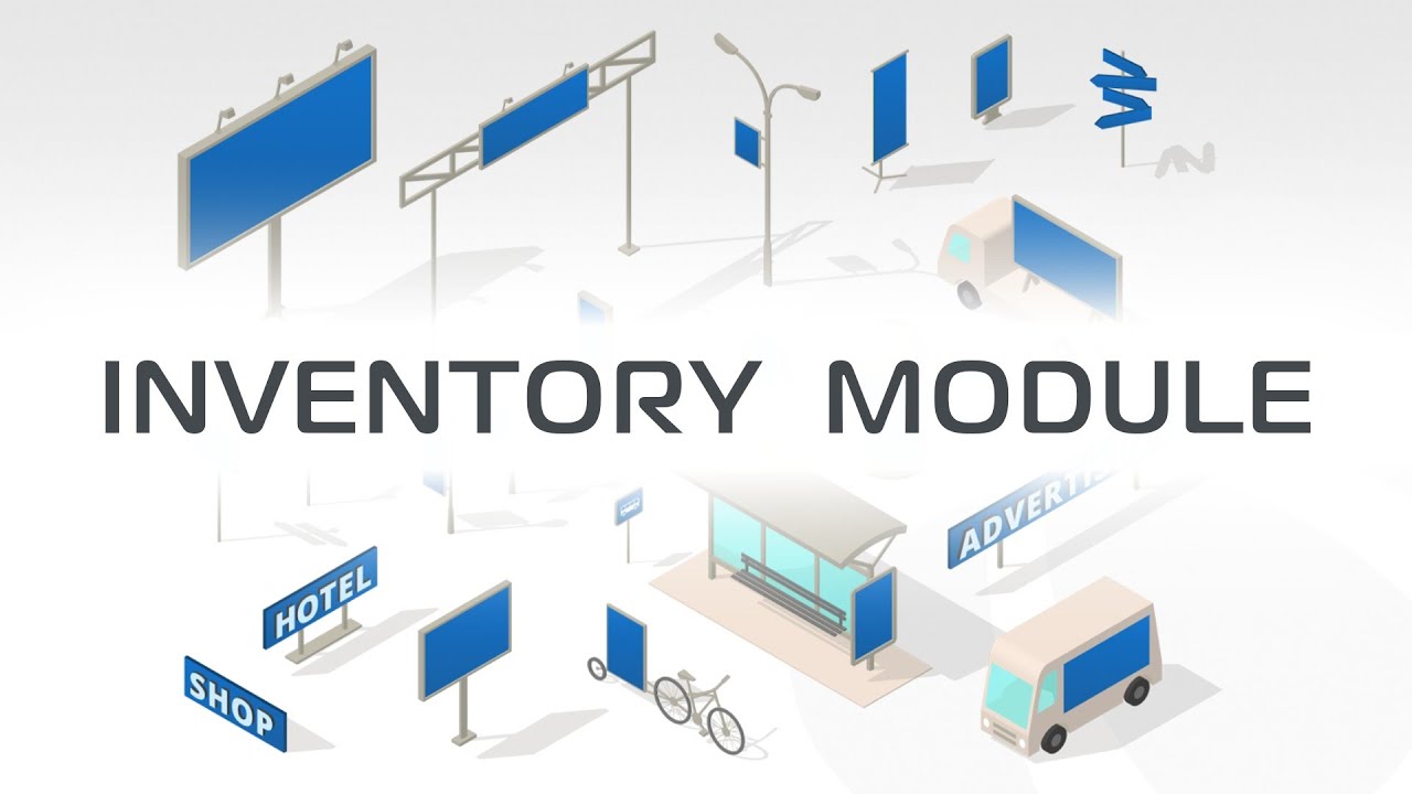 Inventory Module of 1C Advertising management software - YouTube