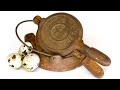 Miniature Cast Iron Waffle Maker Restoration