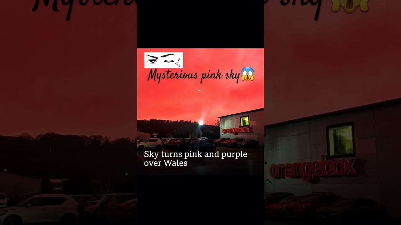 Mysterious Pink Sky😱🥺