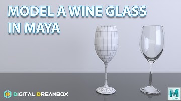 How To Model A Wine Glass In Maya