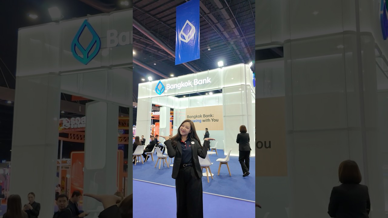 พาชมมุมหลักทรัพย์บัวหลวง ในพื้นที่บูธธนาคารกรุงเทพ ในงาน MONEY EXPO 2026 BANGKOK