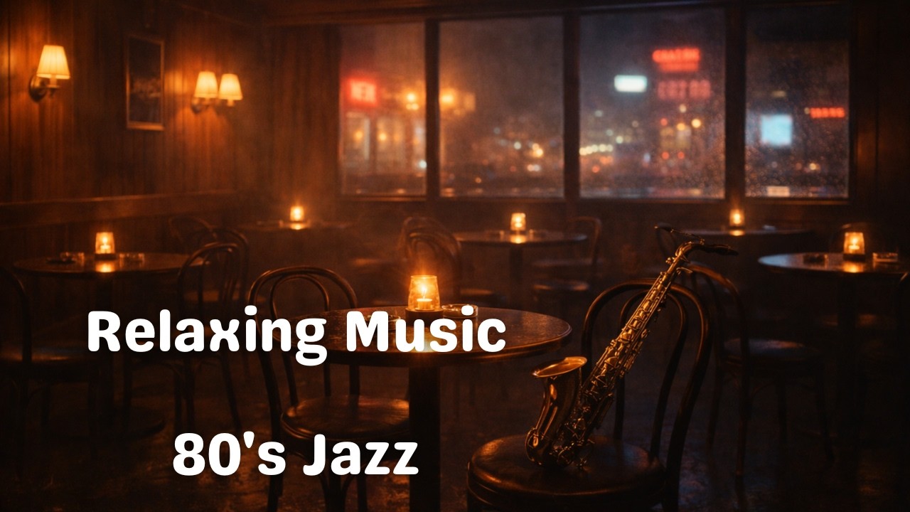 80s Smooth Jazz Ambiance – Warm Instrumentals for Rainy Nights & Deep Relaxation