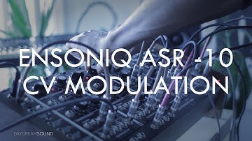 Using CV (Control Voltage) with Ensoniq ASR-10 Sampler via Modular Synthesizer