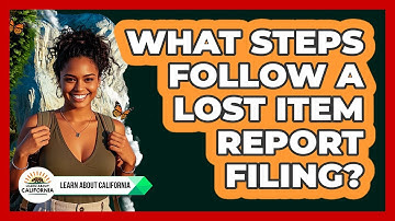 What Steps Follow A Lost Item Report Filing?