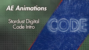 After Effects Animation: Stardust Digital Code Intro