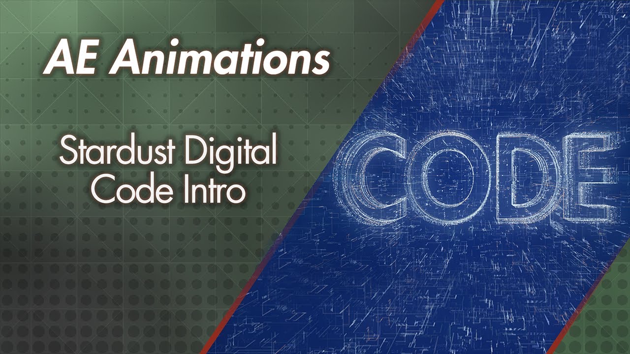 After Effects Animation: Stardust Digital Code Intro - YouTube
