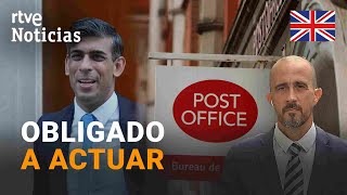 REINO UNIDO: SUNAK COMPENSARÁ a CIENTOS de CONDENADOS INJUSTAMENTE por ESCÁNDALO de CORREOS | RTVE screenshot 4