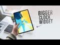 How to Make iPad Clock Bigger (tutorial)