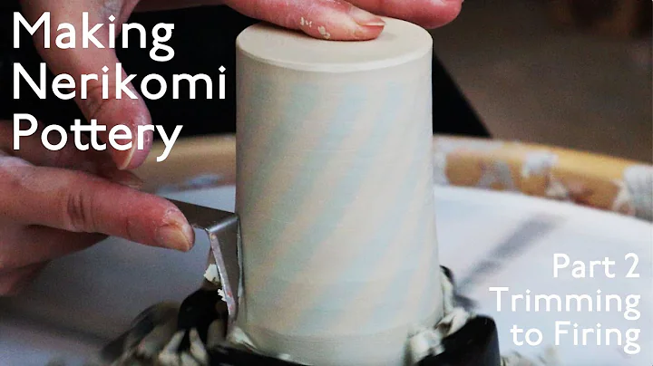 Making Nerikomi Tall Cup Part.2 | From Trimming to Finished