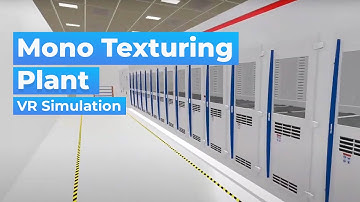 Solar Cells Manufacturing Mono Texturing Factory in Virtual Reality Simulations #vr #factory #tour
